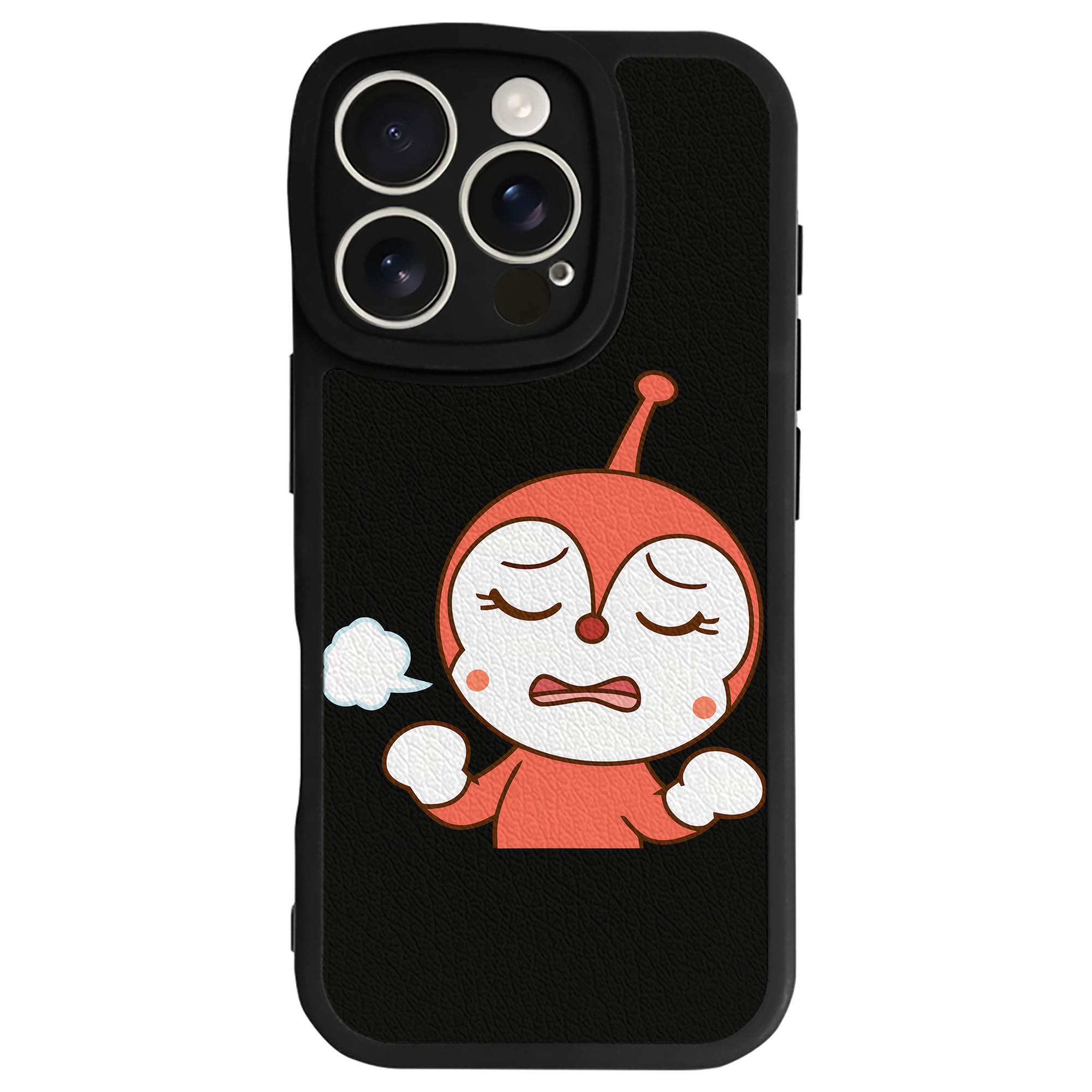 （画像用） アンパンマン Anpanman 【iPhone 16シリーズ対応】シリコンスマホケース（レザー調） 材質：シリコン